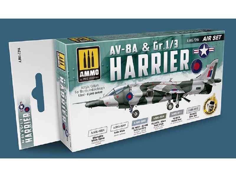 A.Mig 7246 Av-8a & Gr.1/3 Harrier Set - zdjęcie 1