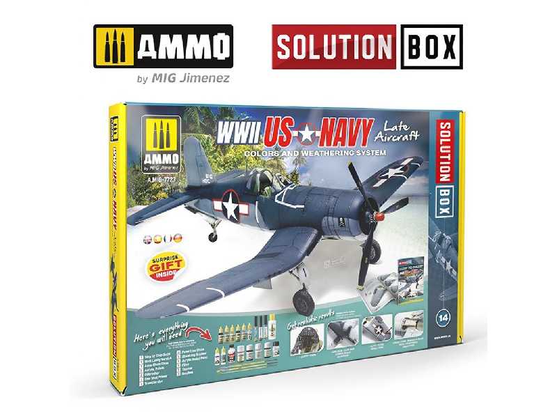 A.Mig 7723 US Navy WWii Late Solution Box - zdjęcie 1 A.Mig 7723 US Navy WWii Late Solution Box - zdjęcie 1