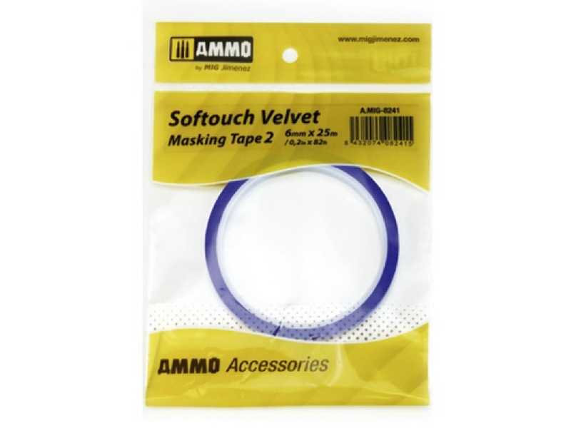Softouch Velvet Masking Tape #2 (6mm X 25m)  - zdjęcie 1
