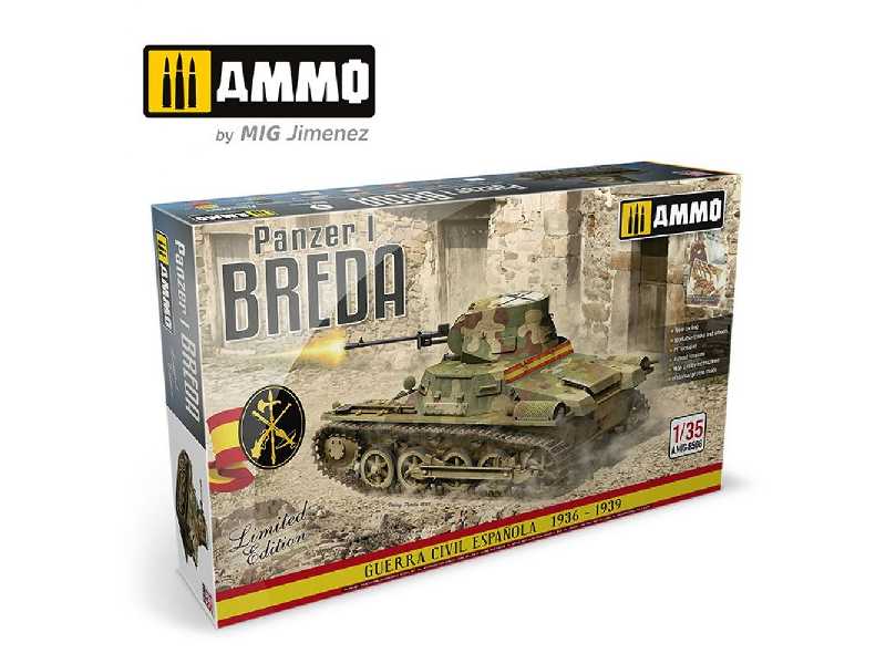 Panzer I Breda, Spanish Civil War 1936 - 1939 - zdjęcie 1 Panzer I Breda, Spanish Civil War 1936 - 1939 - zdjęcie 1