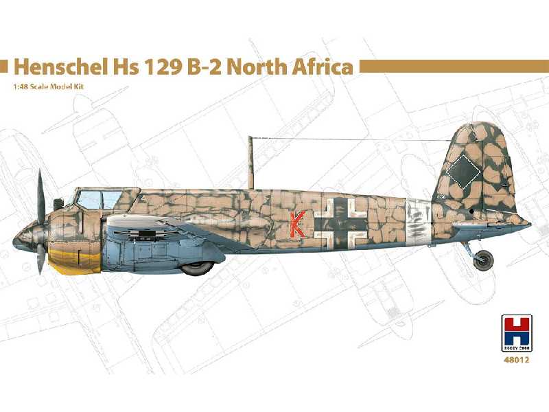 Henschel Hs 129 B-2 Afryka północna - zdjęcie 1 Henschel Hs 129 B-2 Afryka północna - zdjęcie 1