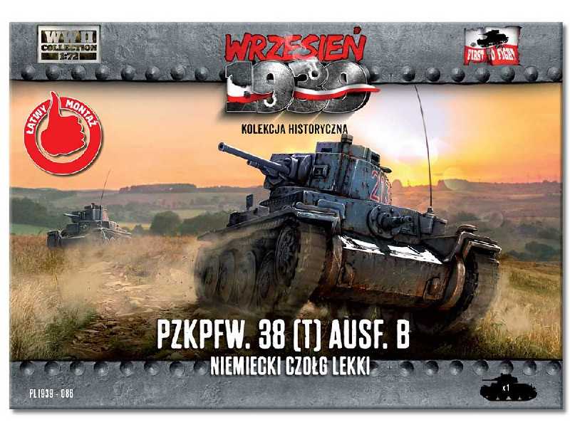 Niemiecki lekki czołg PzKpfw. 38(t) Ausf. B - zdjęcie 1 Niemiecki lekki czołg PzKpfw. 38(t) Ausf. B - zdjęcie 1