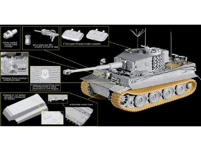 Pz.Kpfw. VI Ausf.E Sd.Kfz.181 Wittmann - późna produkcja - zdjęcie 15