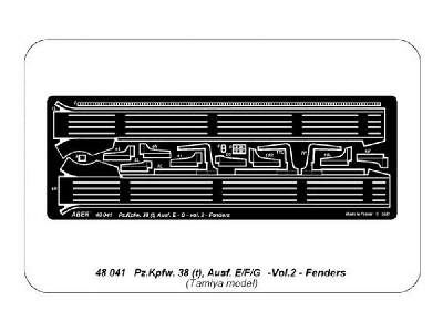 Pz.Kpfw. 38 (t) Ausf. E/F/G czołg Pz.38 (t) cz.2-błotniki - zdjęcie 14