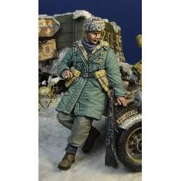 Żołnierz Waffen SS - Węgry - zima 1945 - 2 - zdjęcie 1