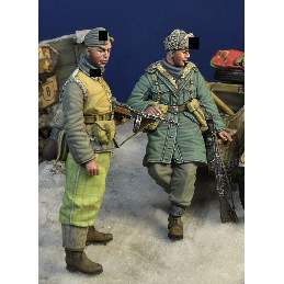 Żołnierze Waffen SS - Węgry - zima 1945 - zdjęcie 2
