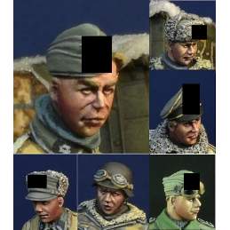 Waffen SS - głowy - zestaw 1 - zdjęcie 1