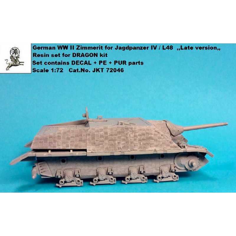 Zimmerit For Jagdpanzer Iv L/48 Late Version - zdjęcie 1