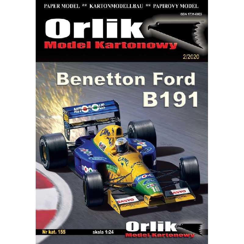 Bolid F1 Benetton Ford B191 - zdjęcie 1