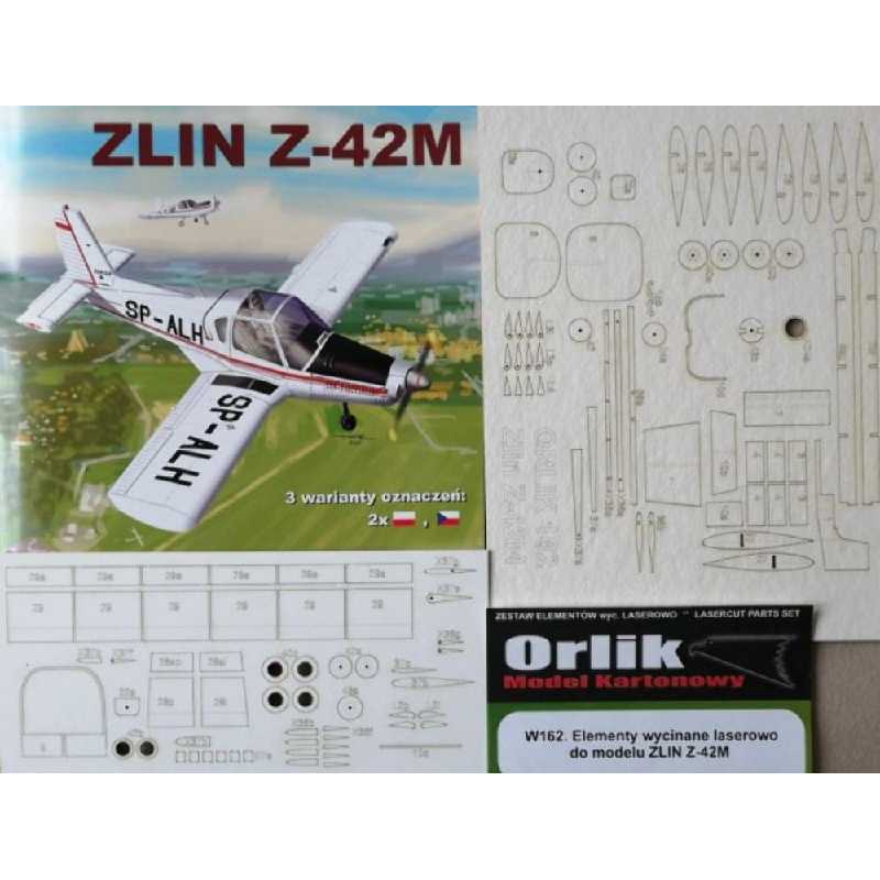 Elementy Wycinane Laserowo Do Modelu Zlin Z-42m - zdjęcie 1 Elementy Wycinane Laserowo Do Modelu Zlin Z-42m - zdjęcie 1