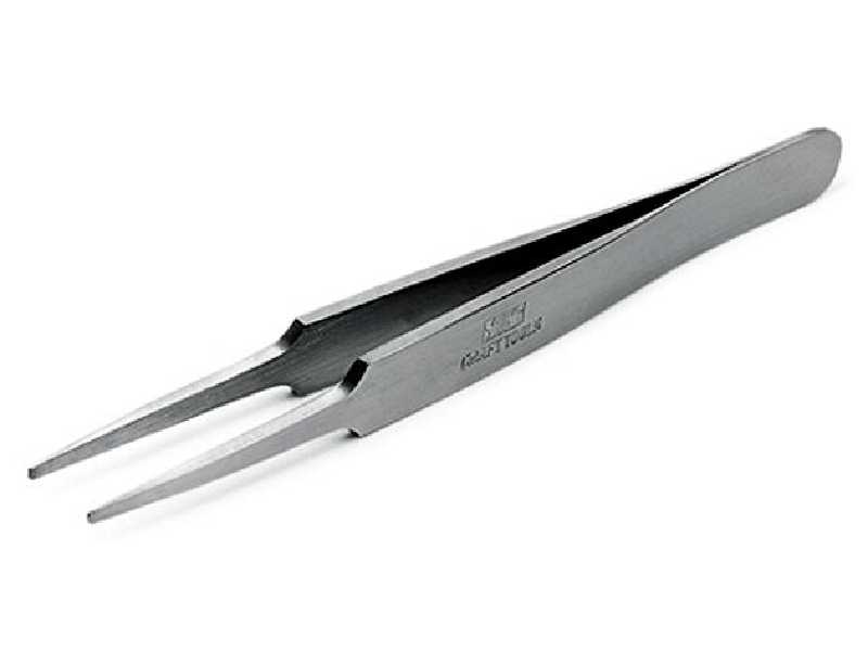 Pinceta prosta - Tamiya HG Straight Tweezers Round Tip - zdjęcie 1 Pinceta prosta - Tamiya HG Straight Tweezers Round Tip - zdjęcie 1