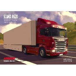 Scania R620 Z Naczepą - zdjęcie 1