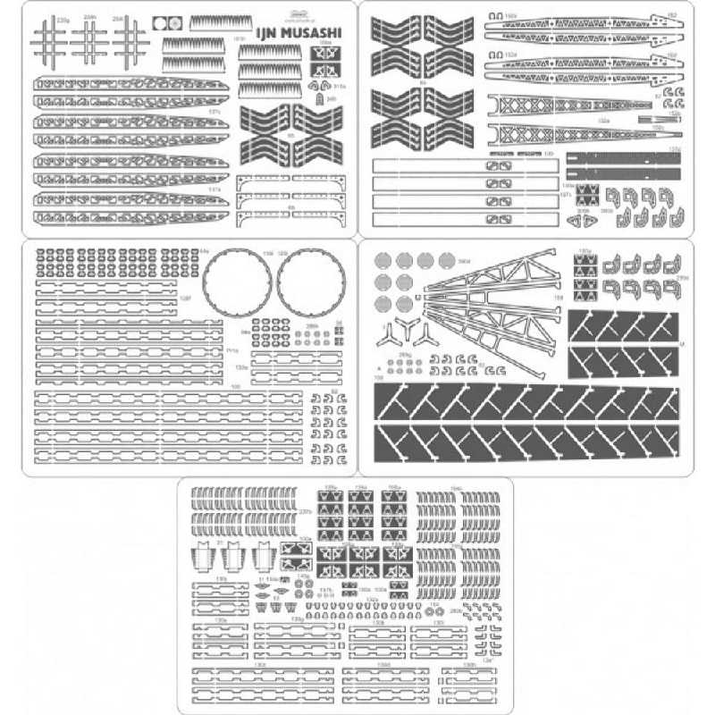 Ijn Musashi - Zestaw Detali - zdjęcie 1 Ijn Musashi - Zestaw Detali - zdjęcie 1