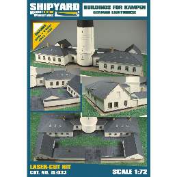 Biuldings For Lighthouse Kampen Skala 1:72 - zdjęcie 1