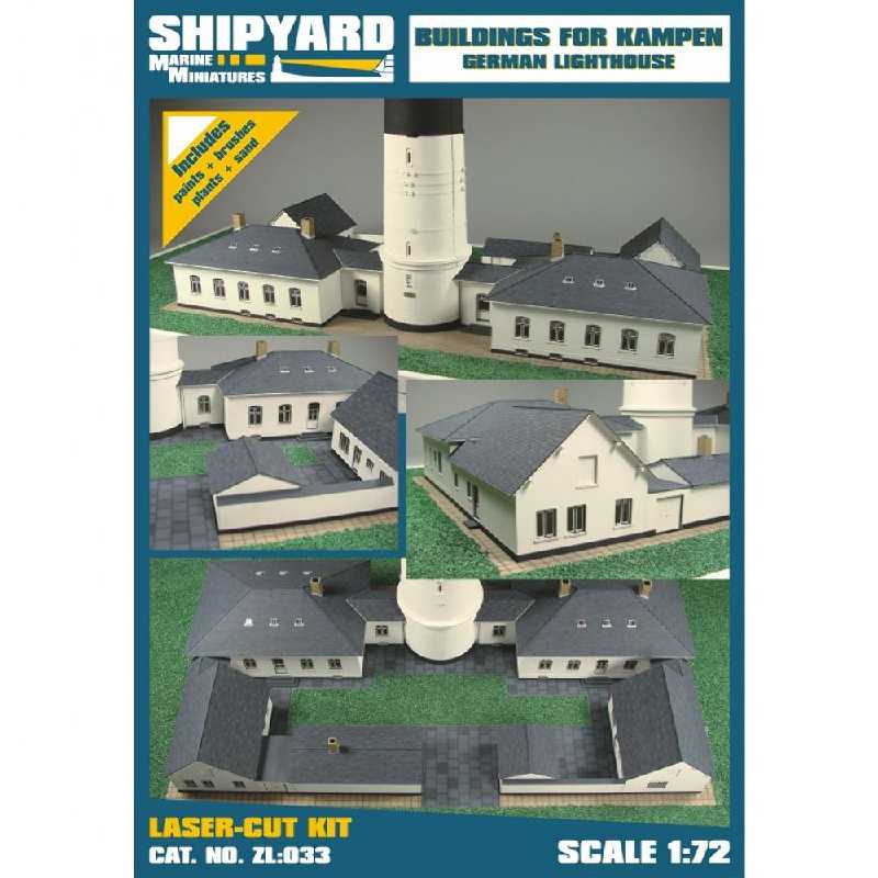 Biuldings For Lighthouse Kampen Skala 1:72 - zdjęcie 1 Biuldings For Lighthouse Kampen Skala 1:72 - zdjęcie 1
