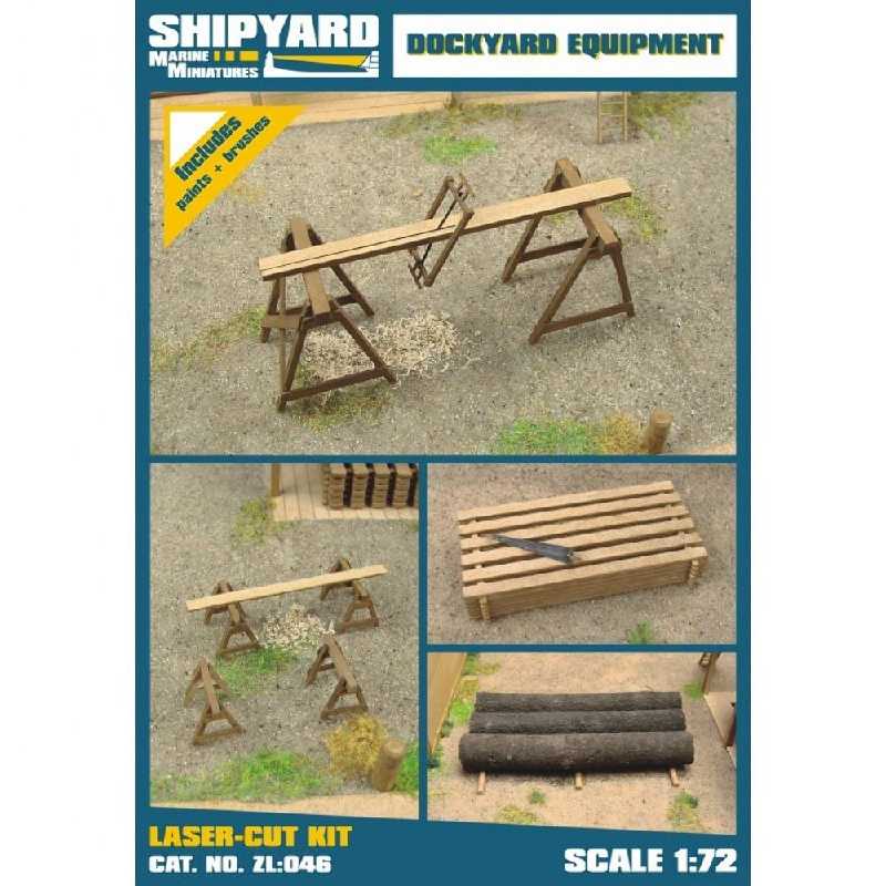Dockyard Equipment Skala 1:72 - zdjęcie 1 Dockyard Equipment Skala 1:72 - zdjęcie 1