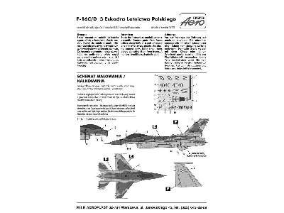 F-16C/D Jastrząb - 3 Eskadra Lotnictwa Polskiego - zdjęcie 3