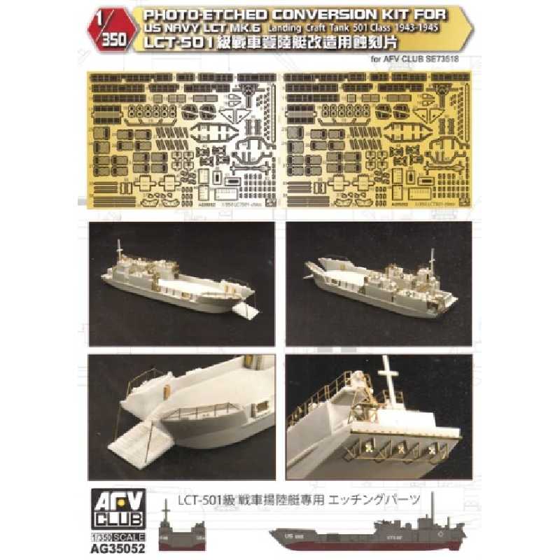 Photo-etched Conversion Kit For U.S. Navy Lct Mk.6 Photo-etched Conversion Kit For U.S. Navy Lct Mk. - zdjęcie 1