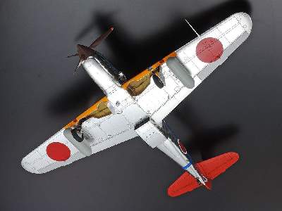 Kawasaki Ki-61-Id Hien (Tony) Silver Color Plated (w/Camo Decals) - zdjęcie 6