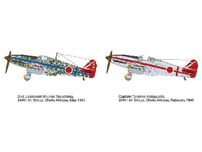 Kawasaki Ki-61-Id Hien (Tony) Silver Color Plated (w/Camo Decals) - zdjęcie 15