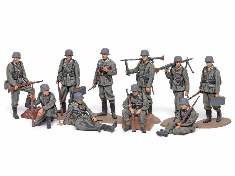 Figurki żołnierzy Wehrmachtu - II Wojna Światowa - zdjęcie 1