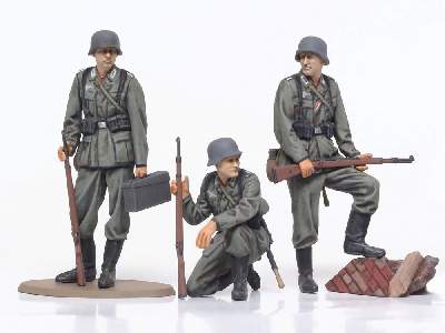Figurki żołnierzy Wehrmachtu - II Wojna Światowa - zdjęcie 3
