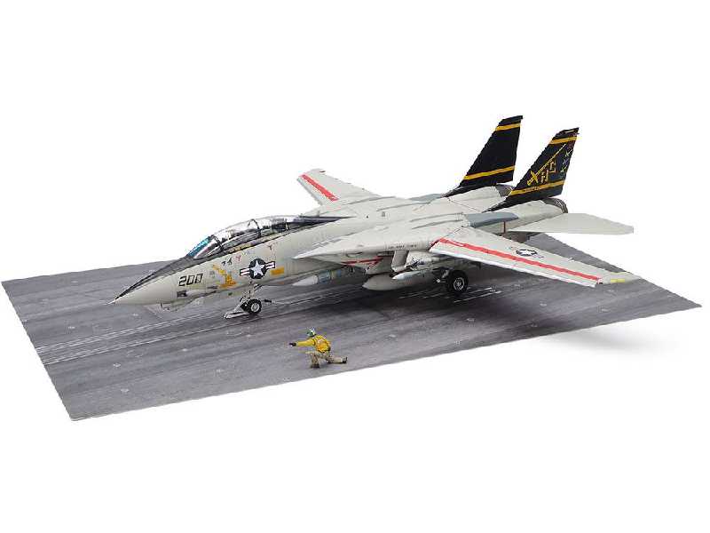 Grumman F-14A Tomcat (późny) - start z lotniskowca - zdjęcie 1 Grumman F-14A Tomcat (późny) - start z lotniskowca - zdjęcie 1