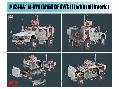 M1240A1 M-ATV (M153 Crows II) z wnętrzem - zdjęcie 2