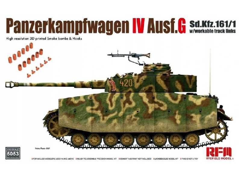Panzerkampfwagen IV Ausf. G Sd.Kfz. 161/1 - zdjęcie 1 Panzerkampfwagen IV Ausf. G Sd.Kfz. 161/1 - zdjęcie 1