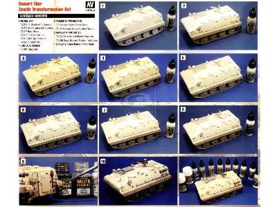 Zestaw farb Model Air - Operacja Pustynna Burza - 12 elementów - zdjęcie 3