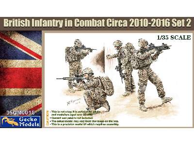 British Infantry In Combat Circa 2010~2012 Set 2 - zdjęcie 1