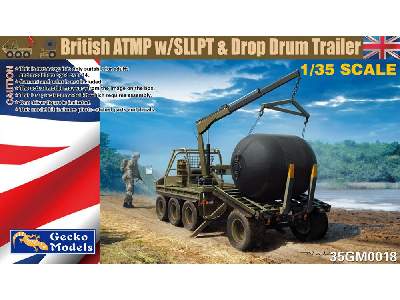 British Atmp W/Sllpt & Drop Drum Trailer - zdjęcie 1