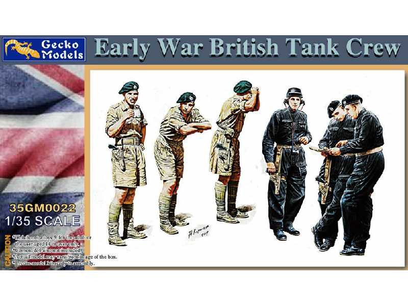 Early War British Tank Crew - zdjęcie 1 Early War British Tank Crew - zdjęcie 1