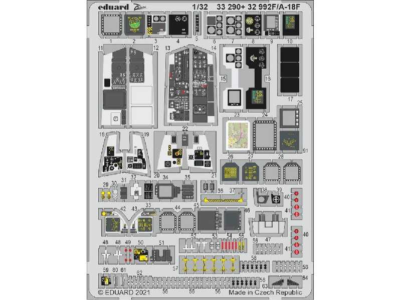 F/ A-18F interior 1/32 - zdjęcie 1 F/ A-18F interior 1/32 - zdjęcie 1