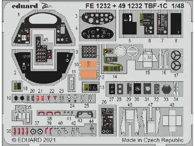 TBF-1C interior 1/48 - zdjęcie 1