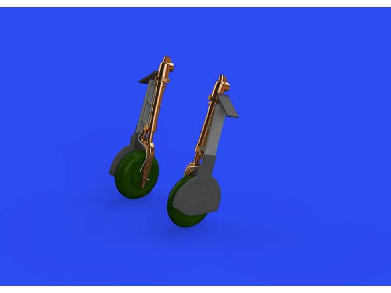 A6M undercarriage legs BRONZE 1/48 - Eduard - zdjęcie 1 A6M undercarriage legs BRONZE 1/48 - Eduard - zdjęcie 1