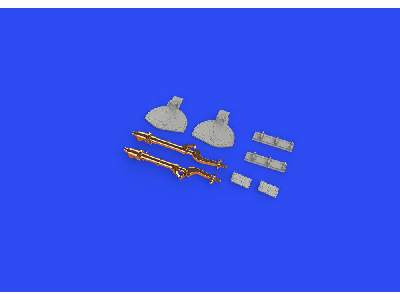 A6M undercarriage legs BRONZE 1/48 - Eduard - zdjęcie 9