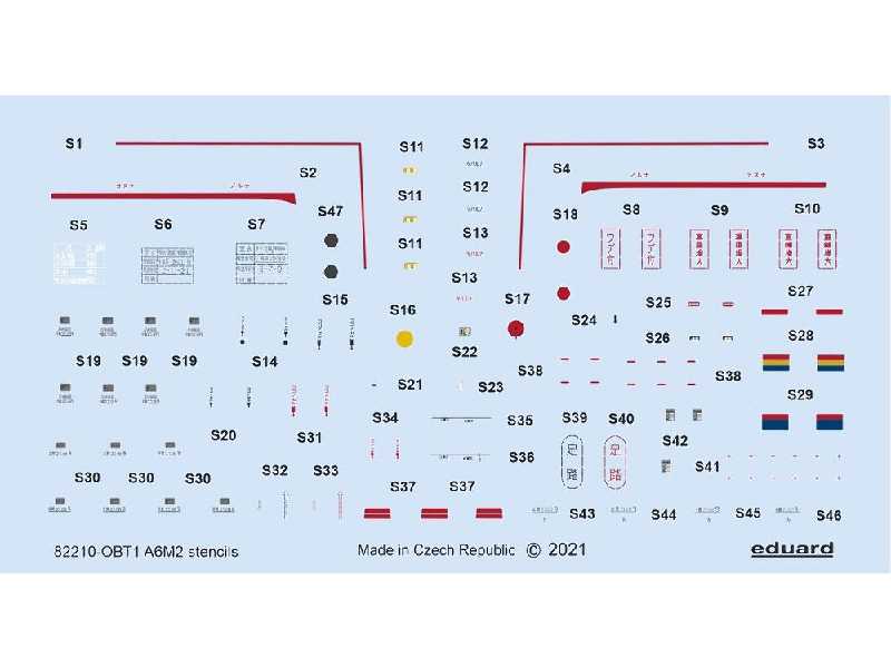 A6M2 stencils 1/48 - zdjęcie 1 A6M2 stencils 1/48 - zdjęcie 1