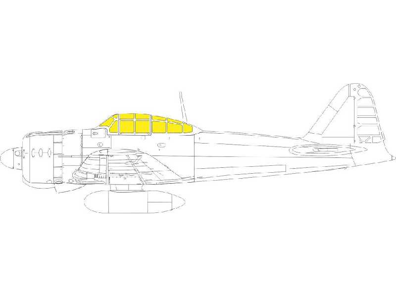 A6M2 TFace 1/48 - Eduard - zdjęcie 1