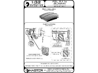 Pzl P.11c - Chłodnica Oleju (Arma Hobby Kit) - zdjęcie 12