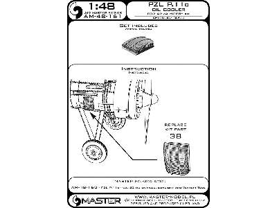 Pzl P.11c - Chłodnica Oleju (Arma Hobby Kit) - zdjęcie 10