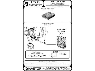 Pzl P.11c - Chłodnica Oleju (Arma Hobby Kit) - zdjęcie 9