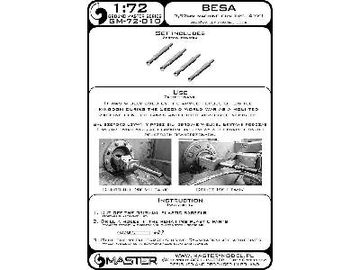 Końcówki Lufy Pistoletu Maszynowego Besa (7,92mm) (4szt) - zdjęcie 3