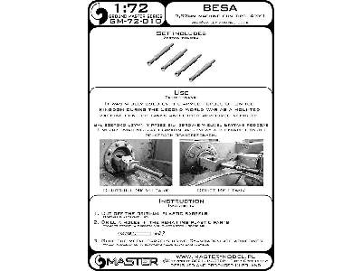 Końcówki Lufy Pistoletu Maszynowego Besa (7,92mm) (4szt) - zdjęcie 3