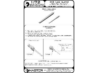 M3 Lee (Późna Produkcja) - Lufy Uzbrojenia - 75mm M3 L/40 (Długa) Oraz 37mm M6 - zdjęcie 4