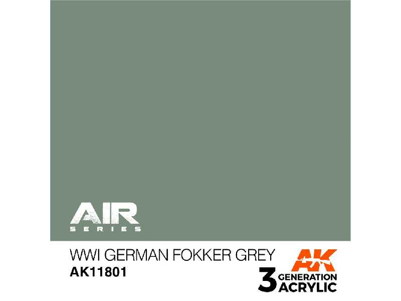 Ak 11801 Wwi German Fokker Grey - zdjęcie 1 Ak 11801 Wwi German Fokker Grey - zdjęcie 1