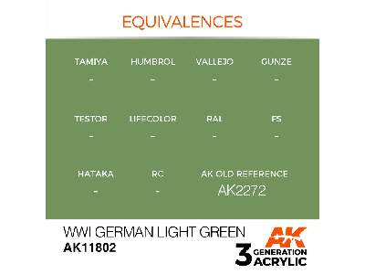 Ak 11802 Wwi German Light Green - zdjęcie 3