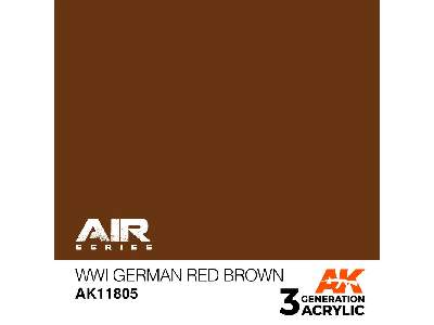 Ak 11805 Wwi German Red Brown - zdjęcie 1