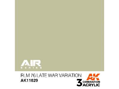 Ak 11829 Rlm 76 Late War Variation - zdjęcie 1