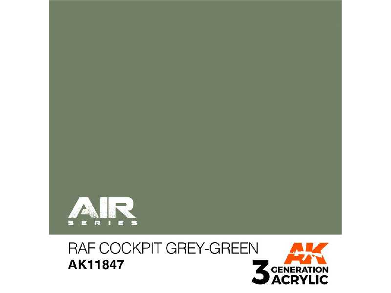Ak 11847 Raf Cockpit Grey-green - zdjęcie 1 Ak 11847 Raf Cockpit Grey-green - zdjęcie 1